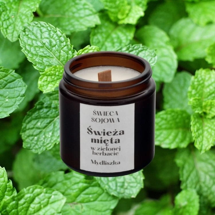 Mydliszka Świeca Mięta w zielonej herbacie 120g.jpg