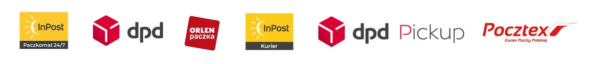 Formy dostawy Timeless Vibe - InPost DPD Orlen Pocztex paczkomat kurier